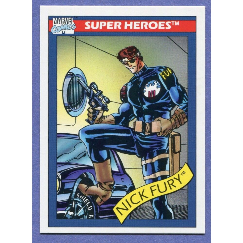 1990 Marvel Universe Card - #5 Nick Fury